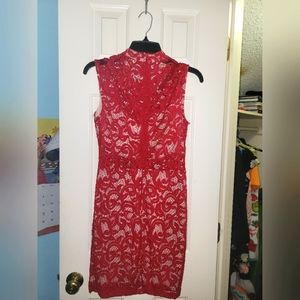 Red dress from B Darlin